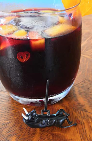 Verre de sangria maison